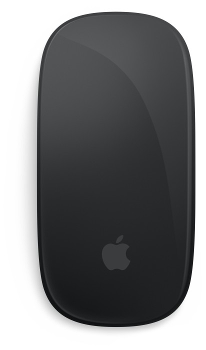 Apple Magic Mouse 2022, schwarz/silber, Bluetooth (M ...
