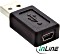 InLine USB 2.0 adapter, wtyczka A na mini 5-pol [gniazdko] (33500A)