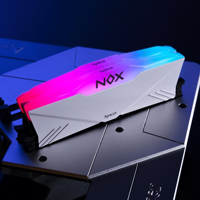Apacer NOX RGB White DIMM Kit 16GB, DDR4-3200, CL16-20-20-38
