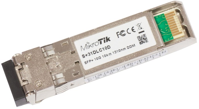 MikroTik RouterBOARD S+31 10G LAN-Transceivery, LC-Duplex SM 10km, SFP+
