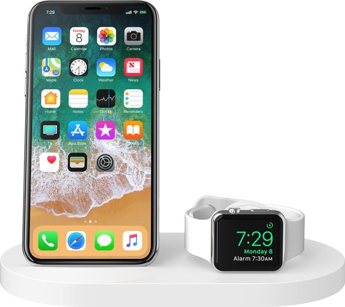 Belkin BoostUp Wireless Charging Dock for Apple iPhone + Apple Watch weiß