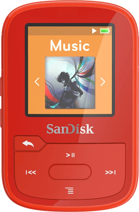 SanDisk Sansa Clip Sport Plus 16GB rot