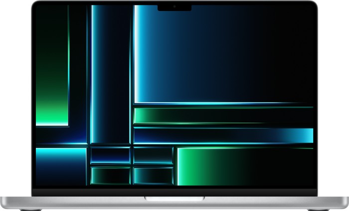 Apple MacBook Pro 14.2" silber, M2 Pro - 10 Core CPU / 16 Core GPU, 16GB RAM, 512GB SSD, DE
