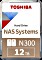 Toshiba N300 NAS Systems 12TB, SATA 6Gb/s, retail (HDWG21CXZSTA / HDWG21CEZSTA)