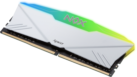 Apacer NOX RGB white DIMM 16GB, DDR4-3200, CL16-20-20-38