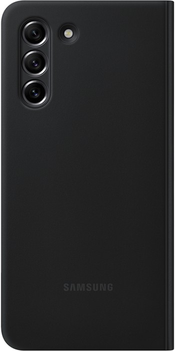 Samsung Clear View Cover für Galaxy S21 FE Dark Grey