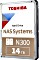 Toshiba N300 NAS Systems 14TB, 24/7, 512e / 3.5" / SATA 6Gb/s, bulk Vorschaubild