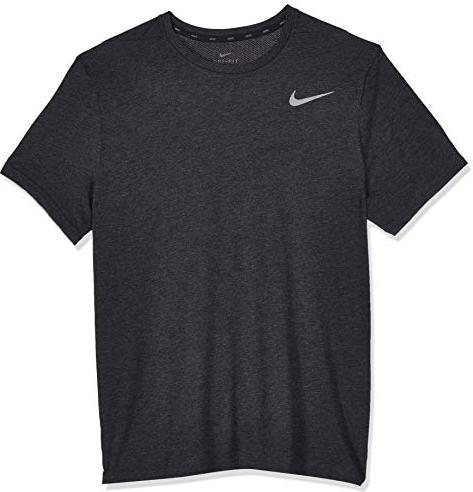 Nike Breathe shirt short-sleeve black heather/metallic hematite (men) ( AJ8002-032) starting from £ 27.48 (2022) | Skinflint Price Comparison UK