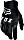 Fox Racing Dirtpaw Fahrradhandschuhe schwarz/weiß (25796-018)