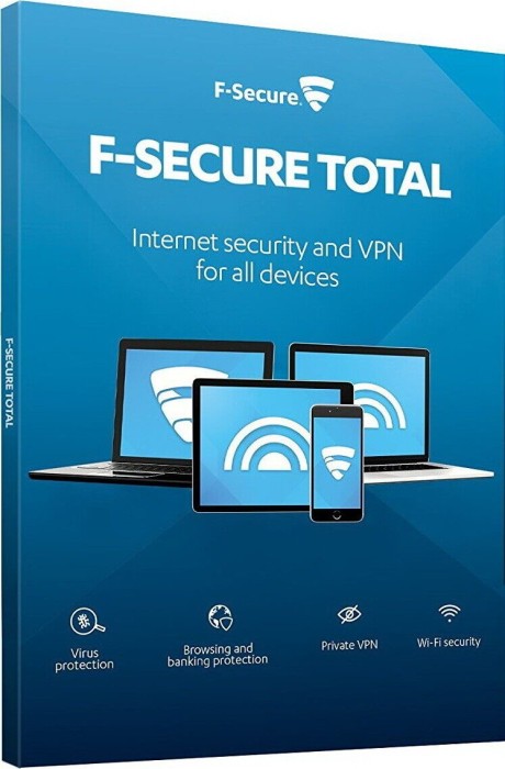 F-Secure Total Security & VPN, 3 użytkowników, 1 rok, ESD (wersja wielojęzyczna) (PC)