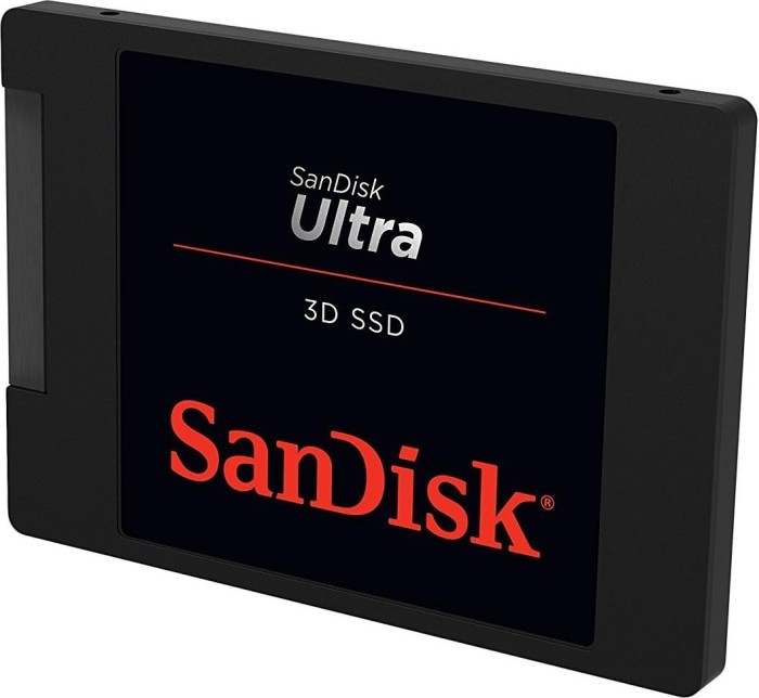 SanDisk Ultra 3D 2TB, 2.5" / SATA 6Gb/s