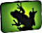 Pedea Design pokrowiec green frog 17.3" (66060701)
