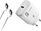 Cellularline Super Fast Charger Kit 25W USB-C to USB-C weiß (ACHSMKITC2CPD25WW)