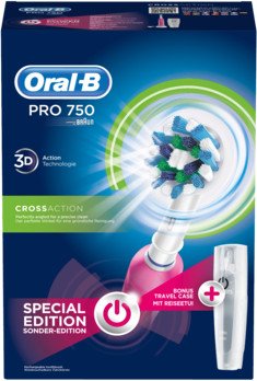 Oral-B Elektrische Zahnbürste Pro 750 Pink