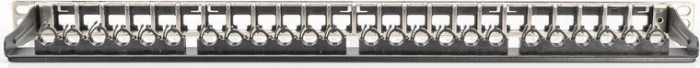 Digitus Professional panel krosowniczy do RJ-45 Keystone Module 19" czarny, 24-portowy, 0.5U