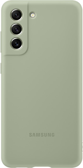 Samsung Silicone Cover für Galaxy S21 FE Olive