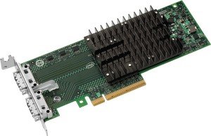 Intel 10 Gigabit CX4 10G adapter LAN, 2x CX4, PCIe 2.0 x8