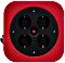 REV Ritter Kabelbox S czerwony, Schuko na 4x wtyczka z uziemieniem, 10m, H05VV-F 3G1,5 (0010012600)