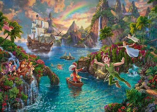 Schmidt Puzzle - Thomas Kinkade: Disney Peter Pan (1000 p