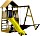 Wendi Toys Spielturm Pelikan mit Rutsche, Schaukel und Kletterwand (WTJ7)