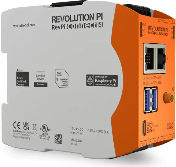 Revolution Pi RevPi Connect 4, 4GB/32GB/WLAN, centrala