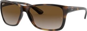 Ray-Ban RB4331 61mm tortoise/brown gradient