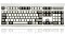 Perixx Periboard-106M retro-szary/biały, USB, DE (11690)