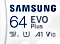Samsung EVO Plus 2021 R130 microSDXC 64GB Kit, UHS-I U1, A1, Class 10 Vorschaubild