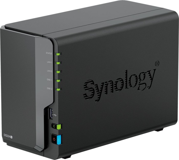 Synology DiskStation DS224+ 8TB, 2GB RAM, 2x Gb LAN