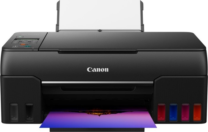 3 Jahre Garantie GRATIS nach Registrierung* Canon PIXMA G650 MegaTank Tintenstrahl-Multifunktionsdrucker A4, 3-in-1, Fotodrucker, Kopierer, Scanner, USB, WLAN