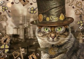 Schmidt Spiele Steampunk Katze