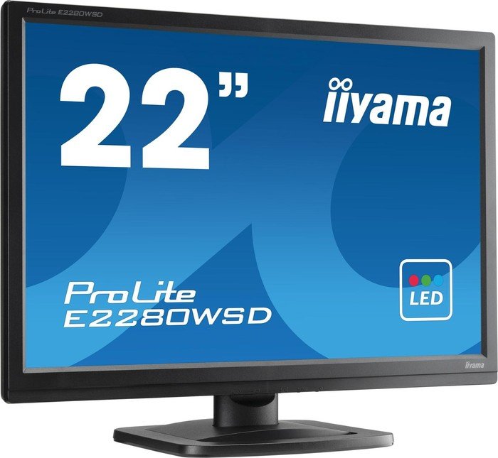 iiyama ProLite E2280WSD-B1, 22"