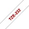 Brother TZe-232 labelling tape, 12mm, red/white Vorschaubild