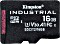 Kingston Industrial Temperature Gen2 R100 microSDHC 16GB, UHS-I U3, A1, Class 10 (SDCIT2/16GBSP)