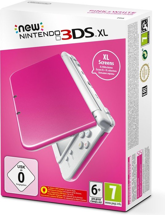 Nintendo New 3DS XL różowy/white