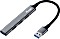 Equip 4 Port USB Hub, USB-A 3.0 [Stecker] (128960)