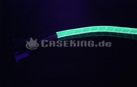 Bitspower Spiral 4mm pokrowiec na przewody UV zielony, 1m