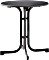 Sieger Boulevard mecalit-Pro stół składany Ø 70cm żelazny szary/dekoracja łupkowa antracyt (208/G)