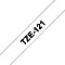 Brother TZe-121 Beschriftungsband 9mm, schwarz/transparent Vorschaubild