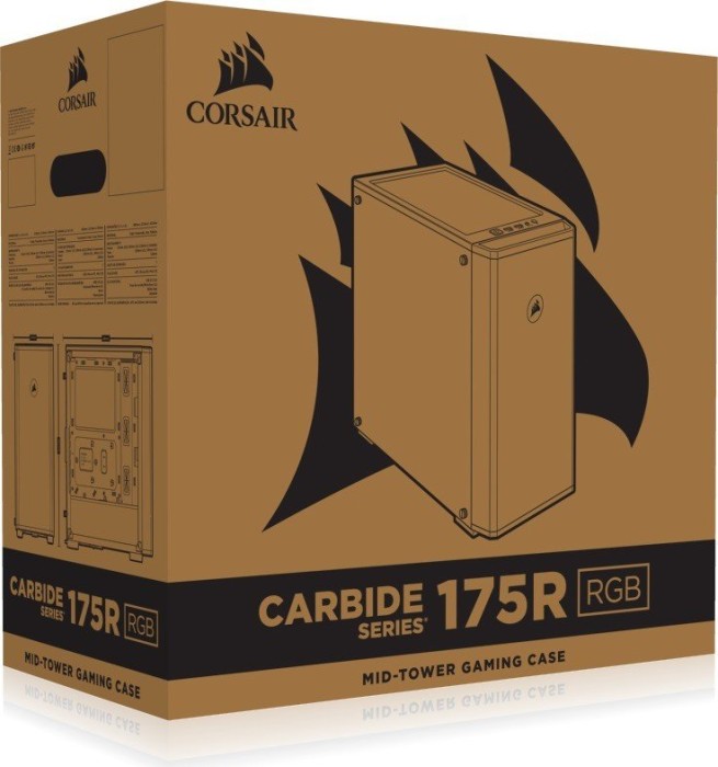 Corsair Carbide Series 175R RGB schwarz, Glasfenster