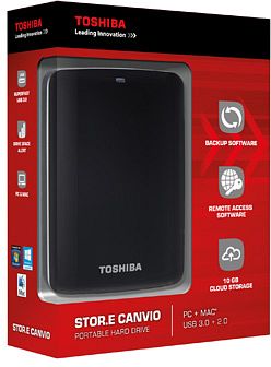 Toshiba Stor.E Canvio Connect czarny 2TB, USB 3.0 Micro-B