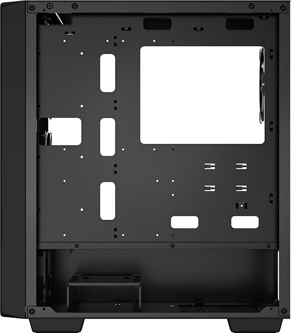 DeepCool CC560 ARGB, czarny, szklane okno