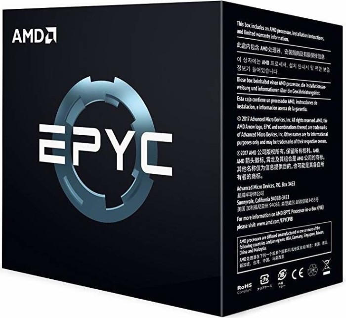 AMD Epyc 7351P, 16C/32T, 2.40-2.90GHz, box bez chłodzenia