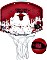 Wilson NBA Team Chicago Bulls Mini Hoop Basketballkorb (WTBA1302CHI)
