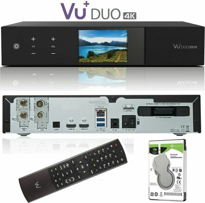 VU+ Duo 4K SE, 1x DVB-S2X FBC Twin, 1x DVB-C FBC