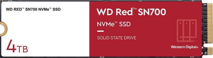 Western Digital Red SN700 NVMe NAS SSD - 0.7DWPD 4TB, M.2