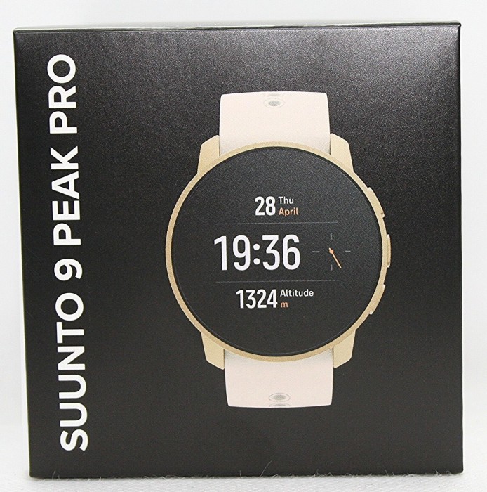 Suunto 9 Peak Pro – glass fibre reinforced polymer – sport watch with strap – gold pearl