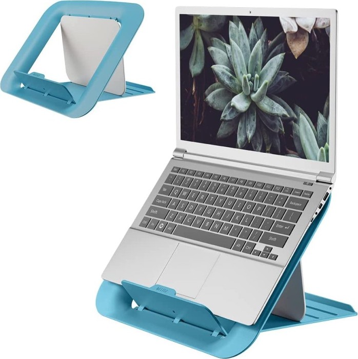 Leitz Ergo Cosy regulacja na wysokość stojak laptopa, niebieski