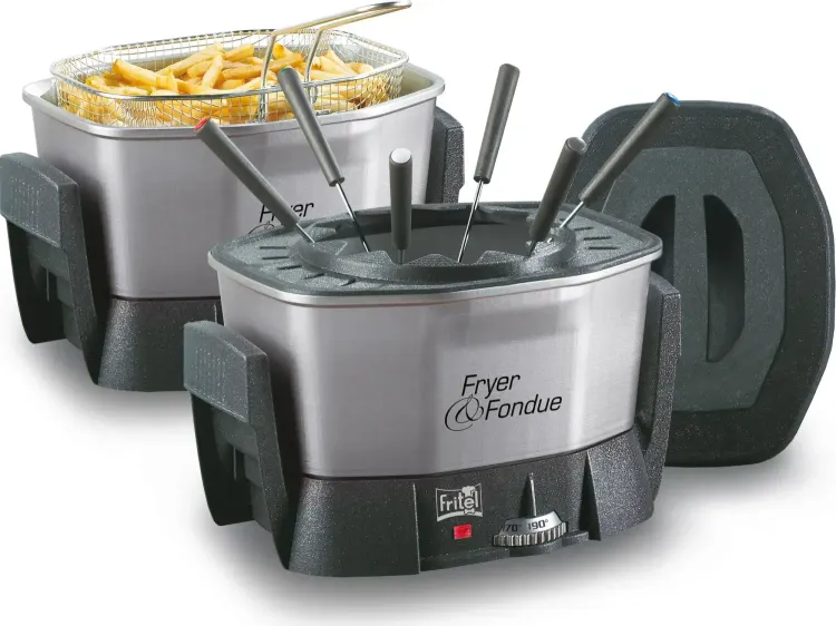 Fritteuse mit Fondue-Funktion