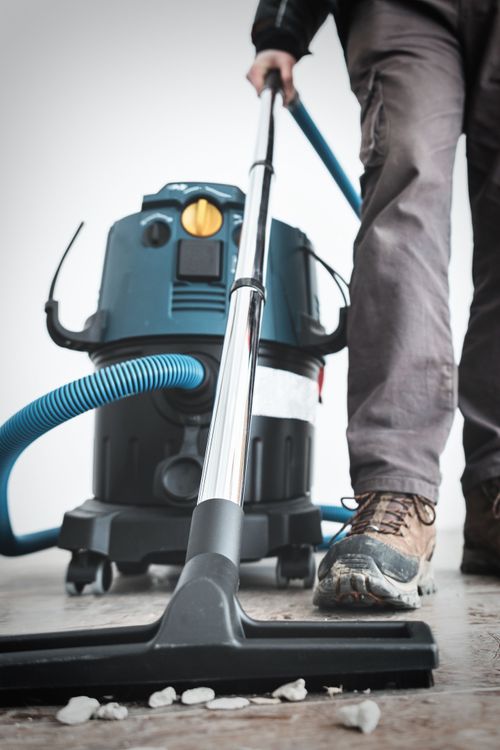 Industriesauger im Einsatz